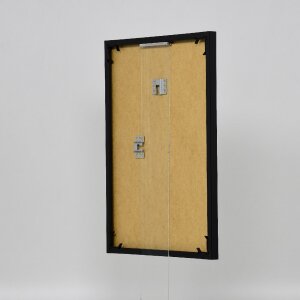 Cornice in plastica ad effetto Art black 20x30 cm vetro museale