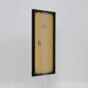 Cornice in plastica ad effetto Art black 20x30 cm vetro museale