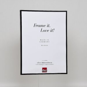 Cornice in plastica ad effetto Art black 20x30 cm vetro museale