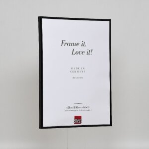 Cornice in plastica ad effetto Art black 20x30 cm vetro museale