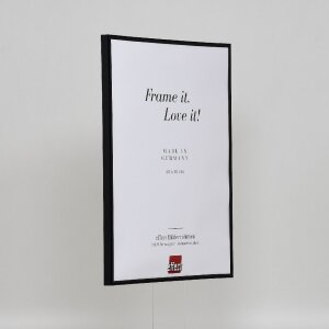 Cornice in plastica ad effetto Art black 20x30 cm vetro museale