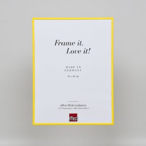 Cornice in plastica ad effetto Art yellow 20x30 cm vetro museale