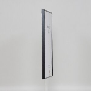 Effetto cornice in plastica Art antracite 20x30 cm vetro museale
