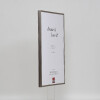 Cornice in plastica ad effetto Art platinum 20x30 cm vetro museale