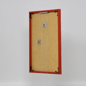 Cornice in plastica ad effetto Art red 21x28 cm vetro museale