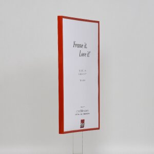 Cornice in plastica ad effetto Art red 21x28 cm vetro museale