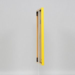 Cornice in plastica ad effetto Art yellow 23x70 cm vetro museale