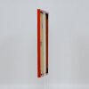 Cornice in plastica ad effetto Art red 25x60 cm vetro museale