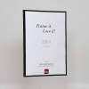 Effetto cornice in plastica Art black 25x70 cm vetro museale