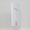 Cornice in plastica ad effetto Art white 27x48 cm vetro museale