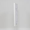 Cornice in plastica ad effetto Art white 27x48 cm vetro museale