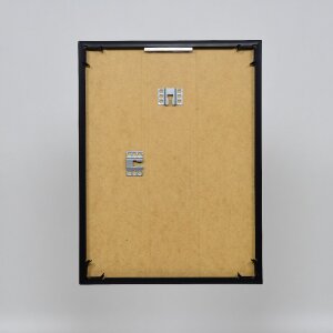Effetto cornice in plastica Art antracite 30x30 cm vetro museale