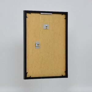 Effetto cornice in plastica Art antracite 30x30 cm vetro museale