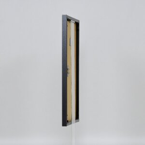 Effetto cornice in plastica Art antracite 30x30 cm vetro museale