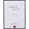 Cornice in plastica ad effetto Art black 29,7x42 cm vetro museale