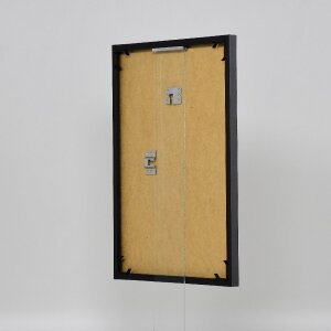 Effetto cornice in plastica Art antracite 35x100 cm vetro museale