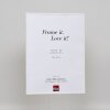 Cornice in plastica ad effetto Art white 59,4x84,1 cm vetro museale