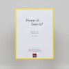 Effetto cornice in plastica Art yellow 59,4x84,1 cm vetro museale