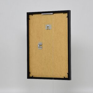 Cornice in plastica effetto Art antracite 59,4x84,1 cm vetro museale