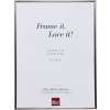 Cornice in plastica a effetto Art platinum 59,4x84,1 cm vetro museale