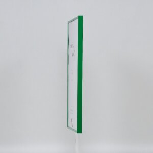 Cornice in plastica ad effetto Art green 70x100 cm vetro museale