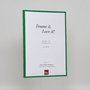 Cornice in plastica ad effetto Art green 70x100 cm vetro museale