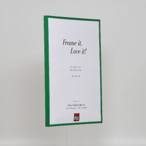 Cornice in plastica ad effetto Art green 70x100 cm vetro museale