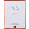 Cornice in plastica ad effetto Art red 14,8x21 cm vetro museale
