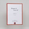 Cornice in plastica ad effetto Art red 14,8x21 cm vetro museale