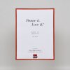 Cornice in plastica ad effetto Art red 61x91,5 cm vetro museale
