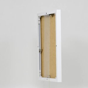 Cornice in alluminio Effect Quadro 18x24 cm bianco con vetro museale
