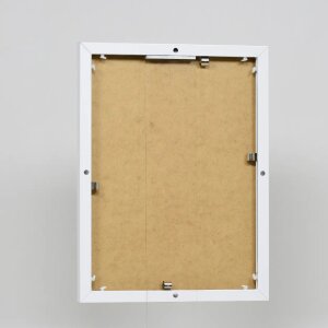 Cornice in alluminio Effect Quadro 18x24 cm bianco con vetro museale