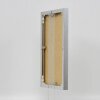 Effetto Quadro cornice in alluminio 18x27 cm argento lucido con vetro museale