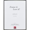 Cornice in alluminio Effect Quadro 18x27 cm argento antico vetro museale