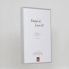 Cornice in alluminio Effect Quadro 20x20 cm argento con vetro museale