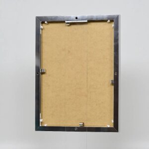 Cornice effetto Quadro 20x20 cm argento vetro museale lucido alluminio