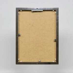 Cornice effetto Quadro 20x20 cm argento vetro museale lucido alluminio