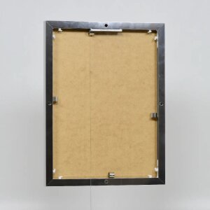 Cornice effetto Quadro 20x20 cm argento vetro museale lucido alluminio