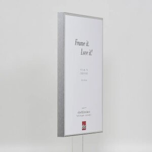 Cornice effetto Quadro 20x20 cm argento vetro museale lucido alluminio
