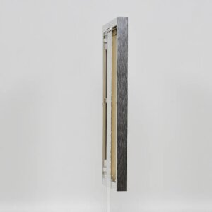 Cornice effetto Quadro 20x20 cm argento vetro museale lucido alluminio
