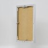 Cornice effetto Quadro 20x20 cm argento vetro museale lucido alluminio