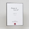 Cornice effetto Quadro 20x20 cm argento vetro museale lucido alluminio