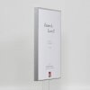 Cornice effetto Quadro 20x20 cm argento vetro museale lucido alluminio