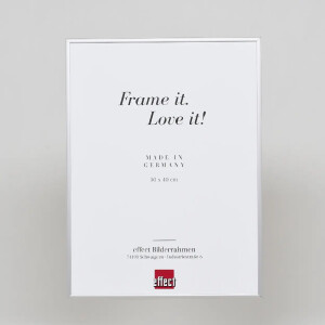 Cornice in alluminio effetto Quadro 20x28 cm vetro museale argento