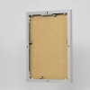 Cornice in alluminio effetto Quadro 20x28 cm vetro museale argento