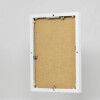 Cornice in alluminio effetto Quadro 21x28 cm vetro museale bianco