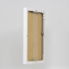 Cornice in alluminio effetto Quadro 21x28 cm vetro museale bianco