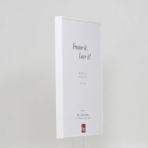 Cornice in alluminio Effect Quadro 30x30 cm bianco con vetro museale