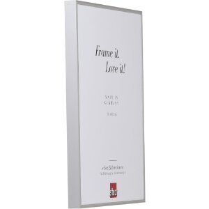 Cornice per foto in alluminio Effect 30x45 cm argento con vetro museale