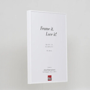 Effect Quadro Cornice Alluminio 30x45 cm Bianca con Vetro Museum